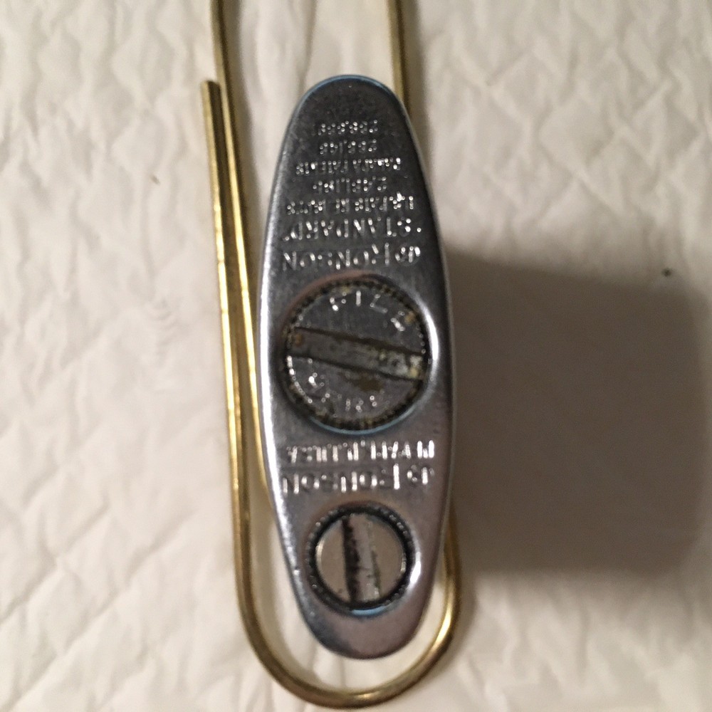 VINTAGE RONSON Standard SILVER Tone LIGHTER