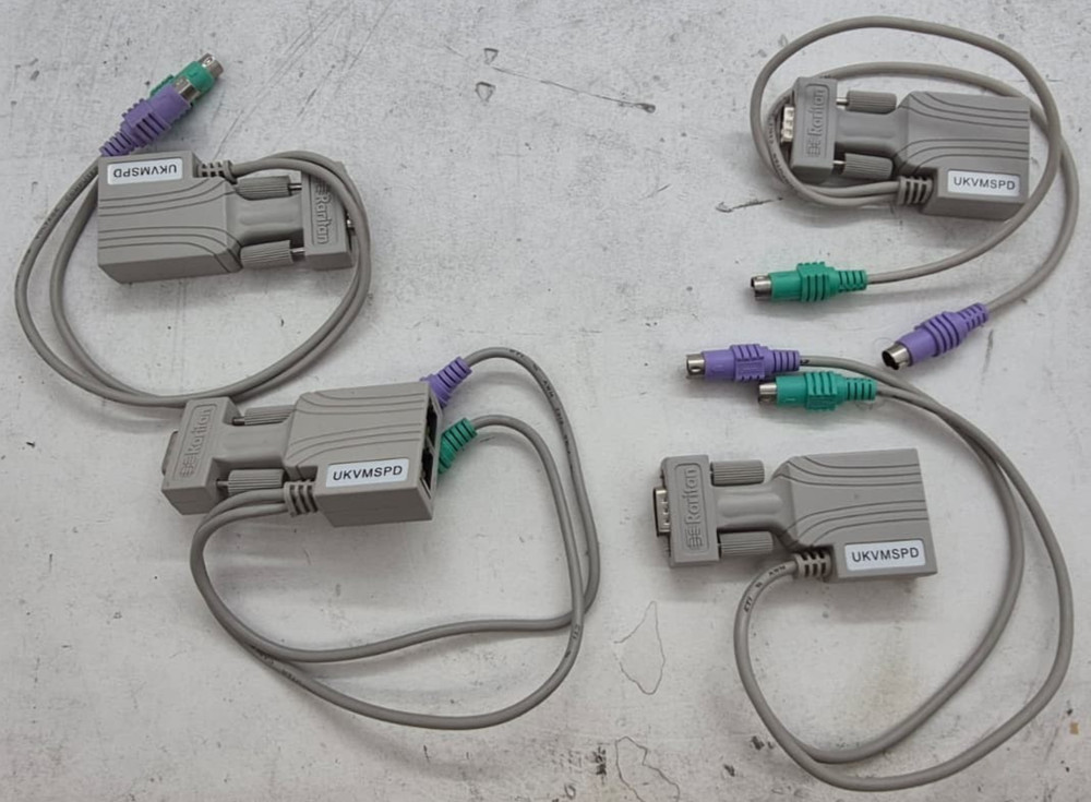 Lot of 4 Raritan UKVMSPD Computer Interface Modules