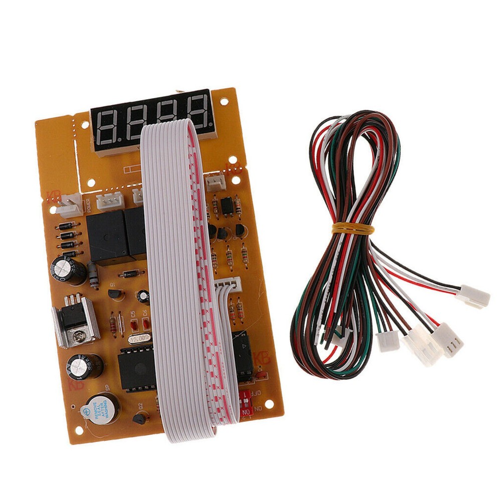 Arcade Cabinet Coin Operated USB Timer PCB Mainboard LED Display USB Power；