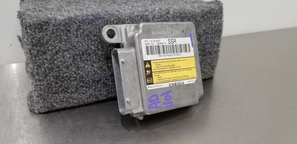 04 CHEVY SSR SRS CONTROL MODULE 12246615