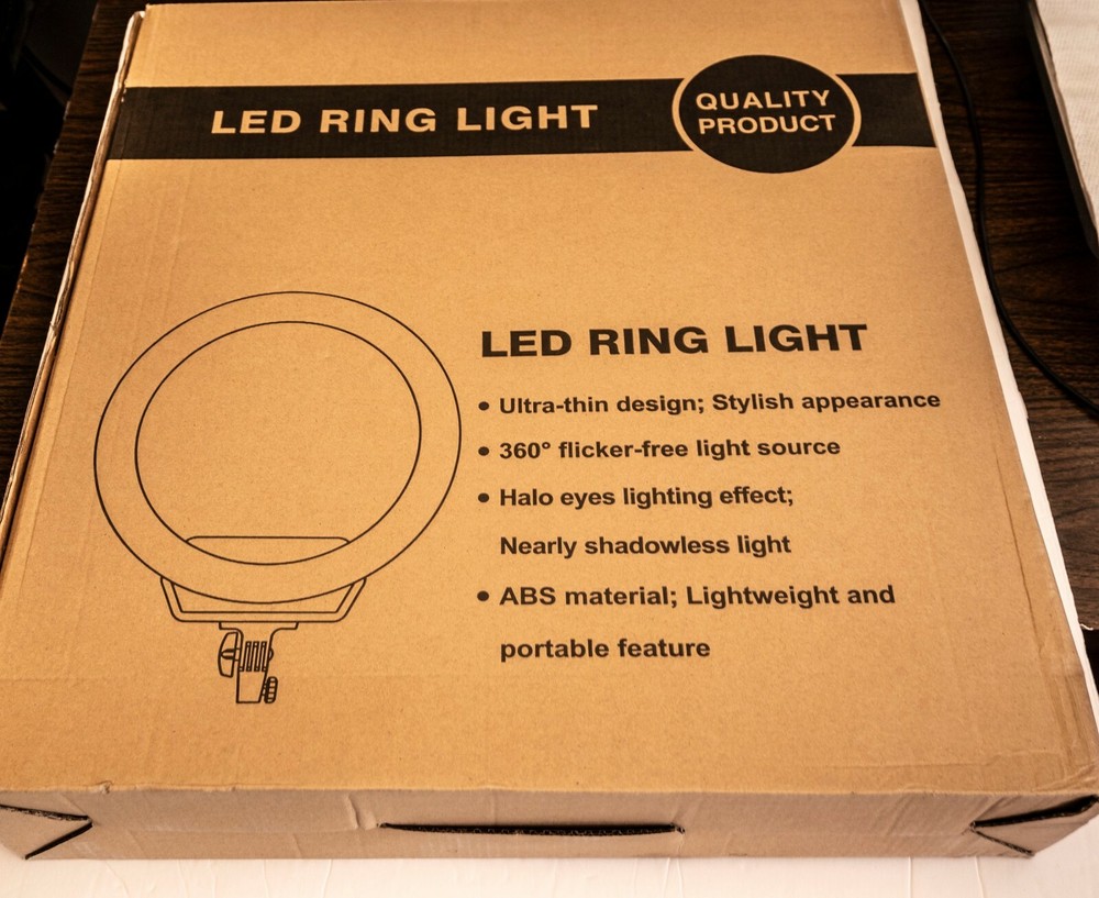 16" Dimmable Bi-Color LED Ring Light