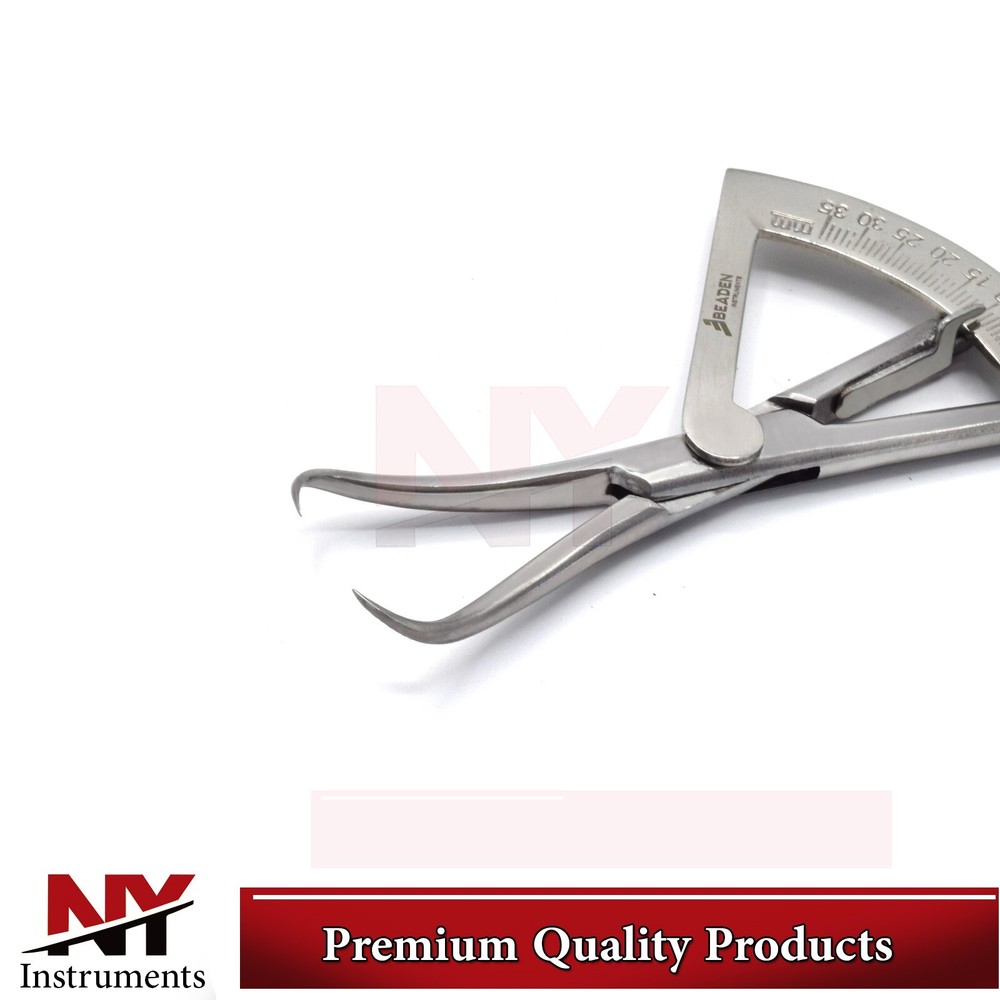 Dental Bone Measuring Calipers Hemostatic Bone Graft Lab Instruments