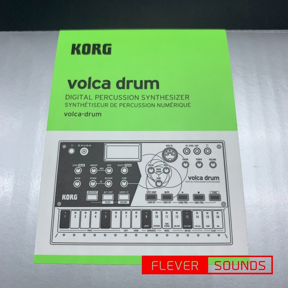 Korg volca drum Analog Modeling Rhythm Machine Analog Synthesizer Sequencer
