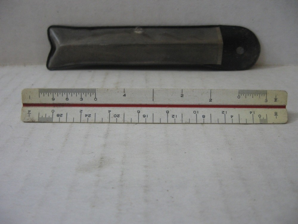 Vintage Pickett 242A Drafting Scale Civil Architecture Engineer
