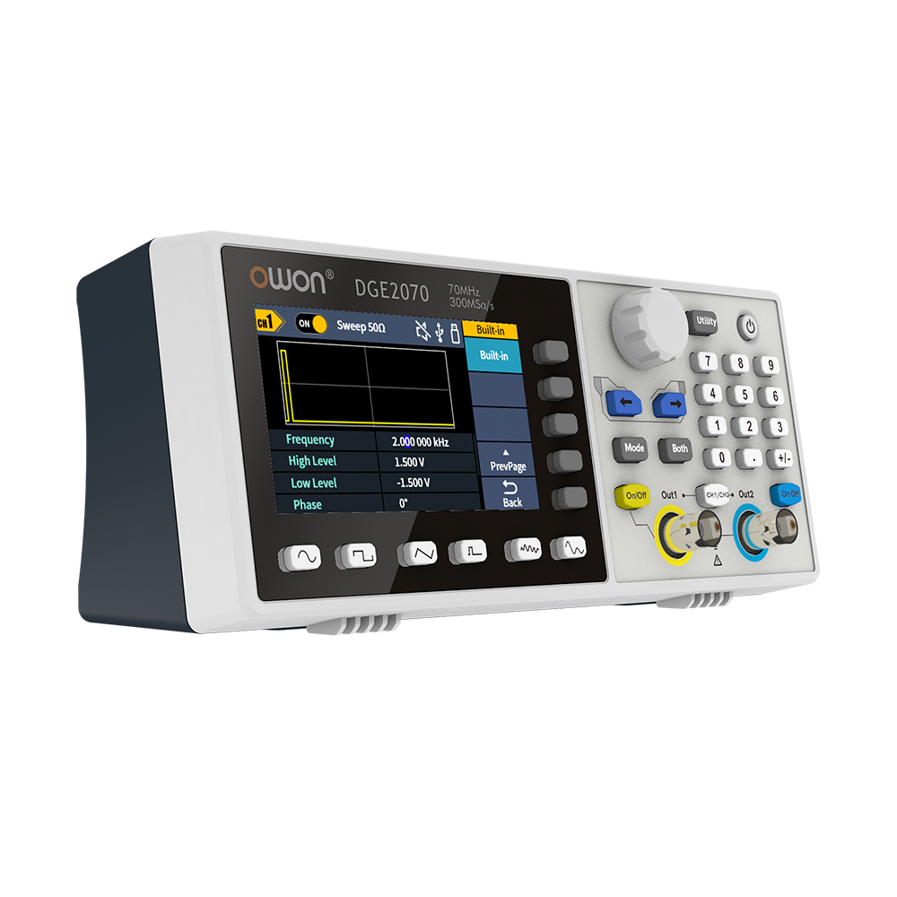 OWON DGE2000 Series Arbitrary Waveform Generator 35MHz/70MHz frequency output