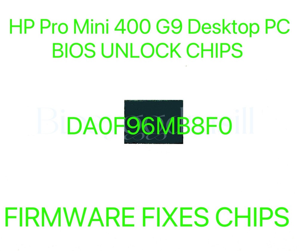 HP Pro Mini 400 G9 Desktop PC, ADMIN NO PASSWORD BIOS CHIP DA0F96MB8F0