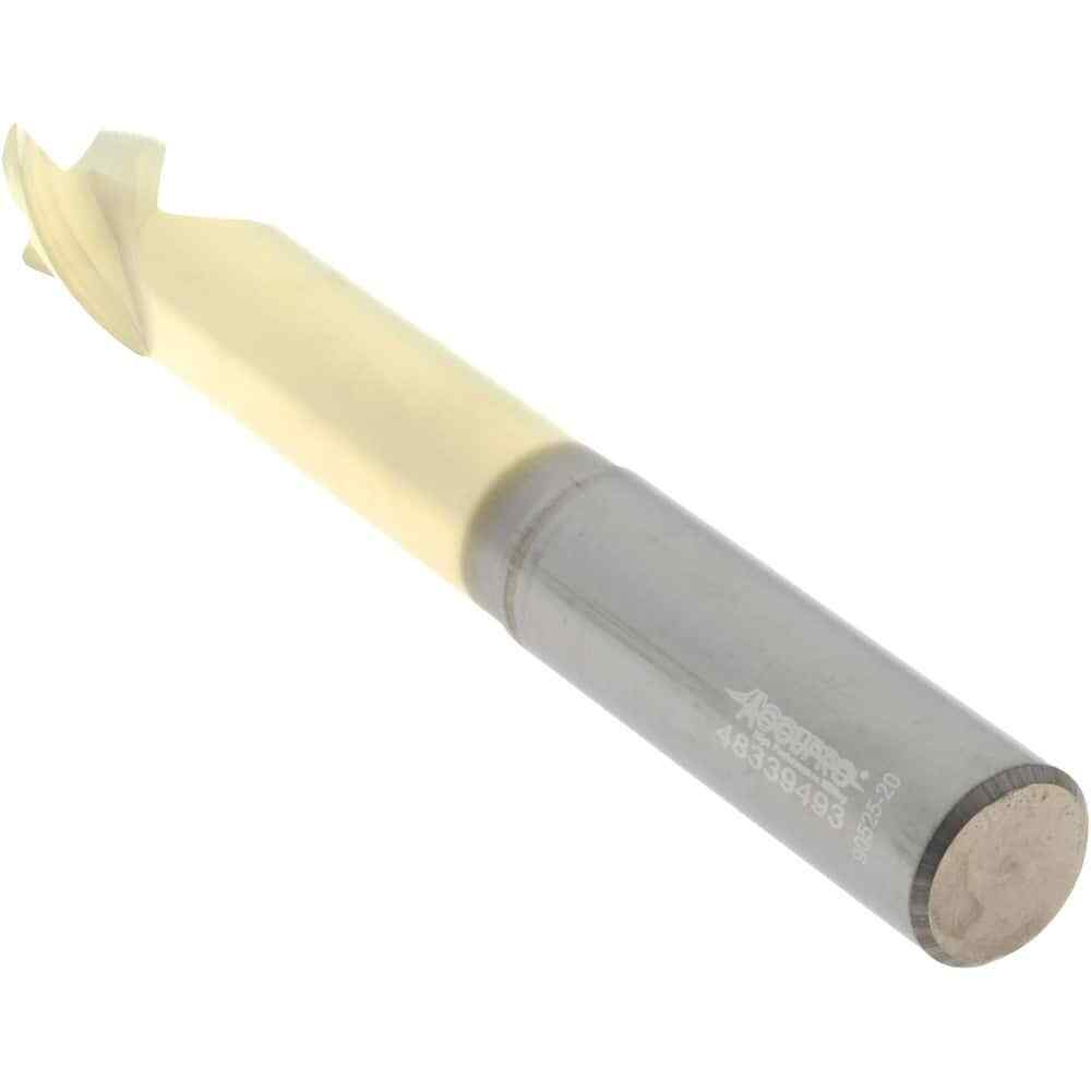 Accupro 1/2" Diam 3 Flute Single End Solid Carbide 0.03" Corner Radius End Mi...