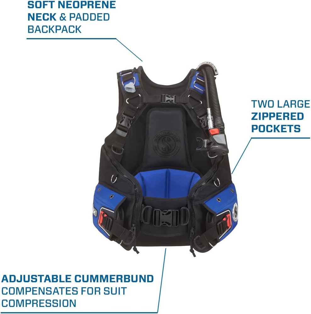ScubaPro Glide AIR2 BCD, Blue, S