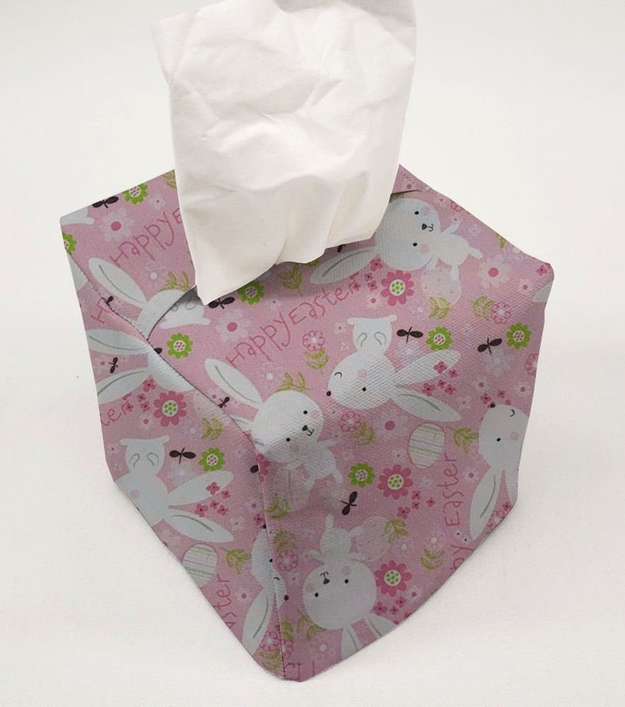 Happy Easter Bunny Tissue Box Cover