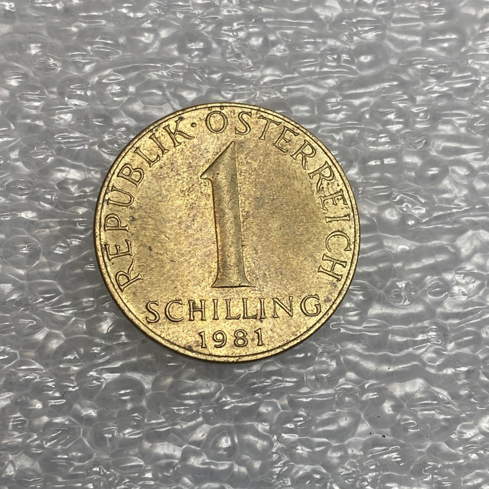 💚 AUSTRIA COIN 1 SCHILLING 1981