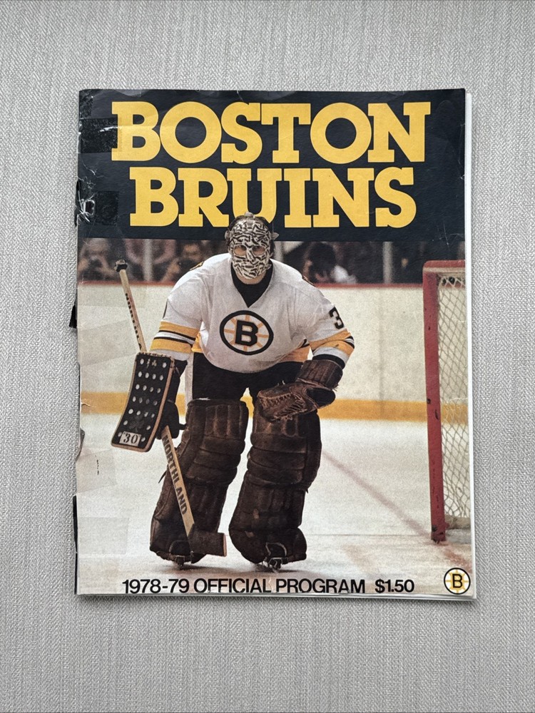 1978-79 Official Boston Bruins vs. Pittsburgh Penguins Program