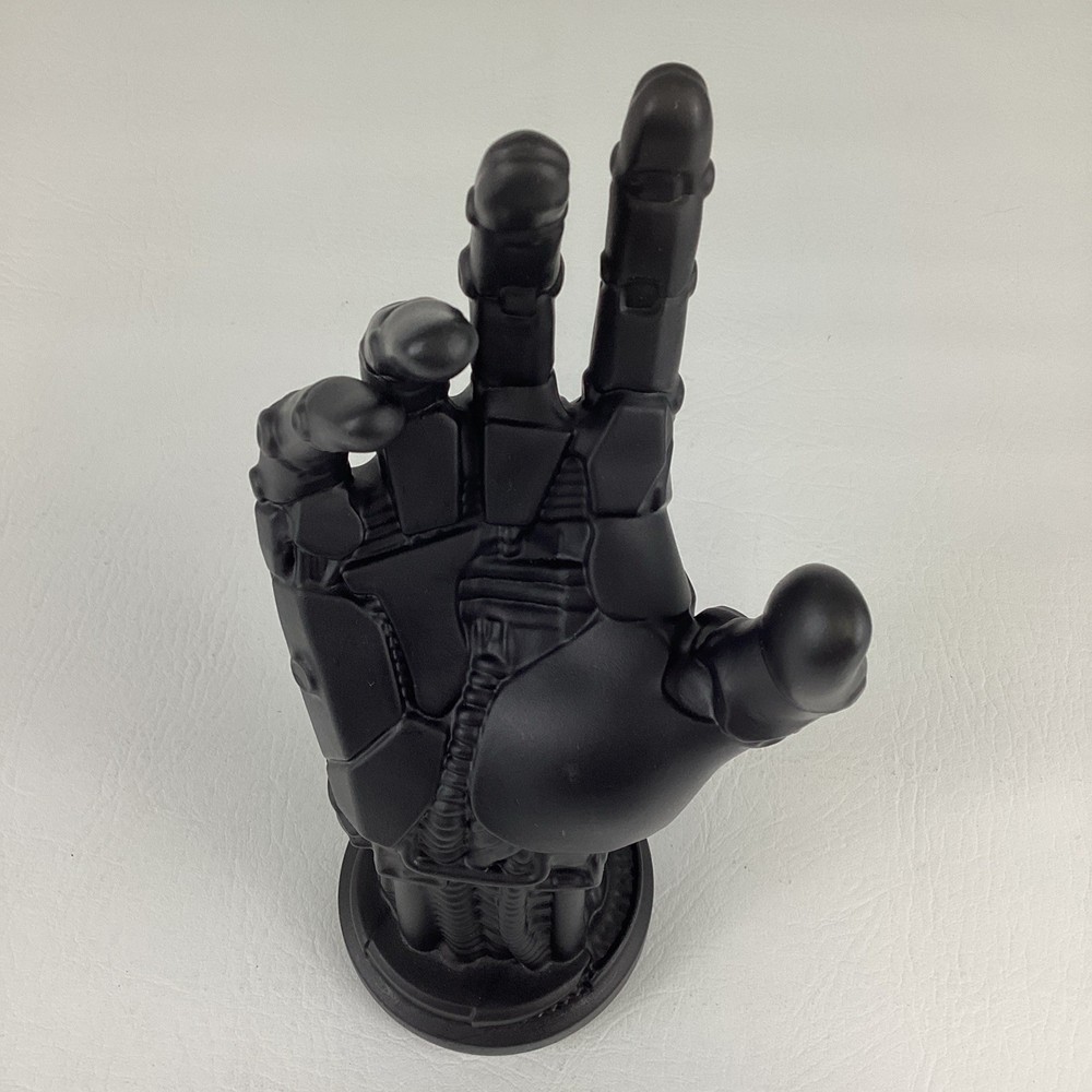 Robot Bionic Hand Video Game Controller Stand Black Cyberpunk Gaming Accessory