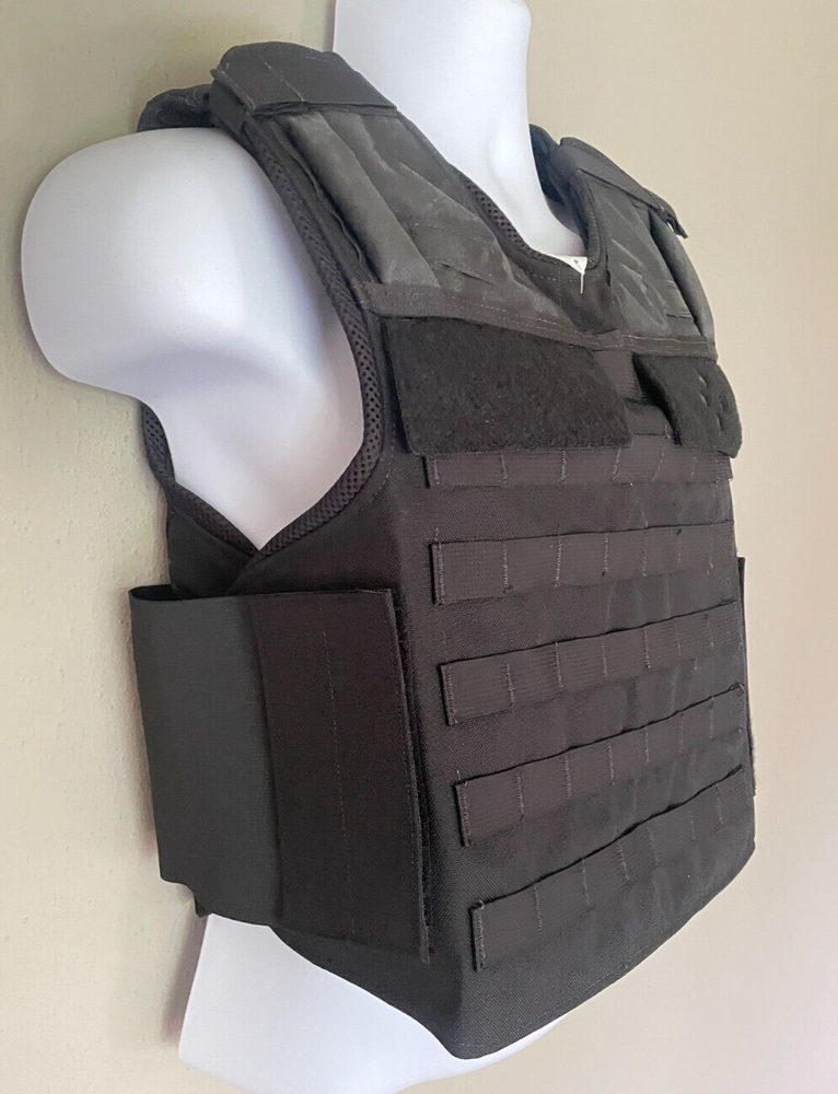 SECOND CHANCE Standard Armor Carrier Side Open Small LONG 2017-2017 Black Molle