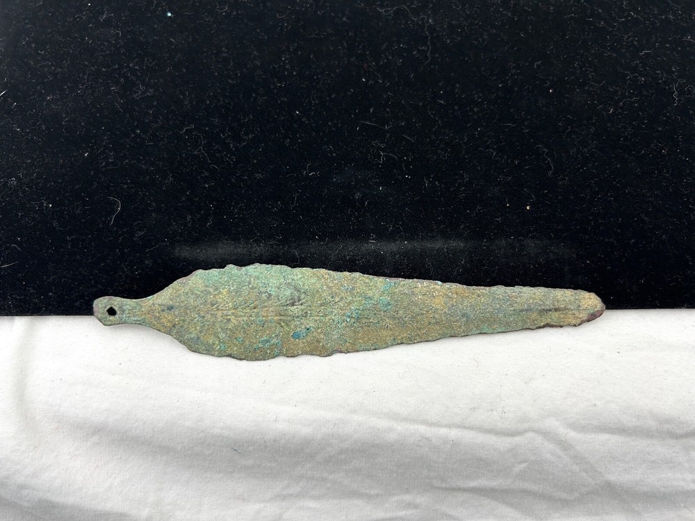 Ancient Bronze Age Roman Spear