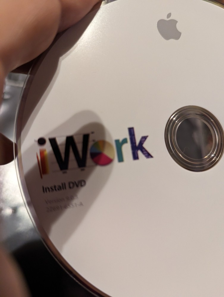 2009 iWork Macintosh Mac Install Software DVD Disc only