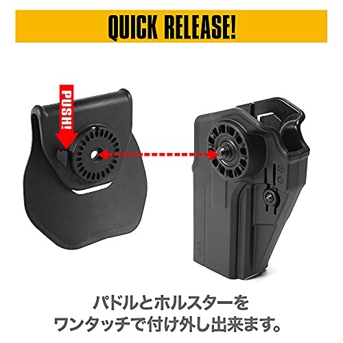 LayLax Desert Eagle CQC Holster, Black