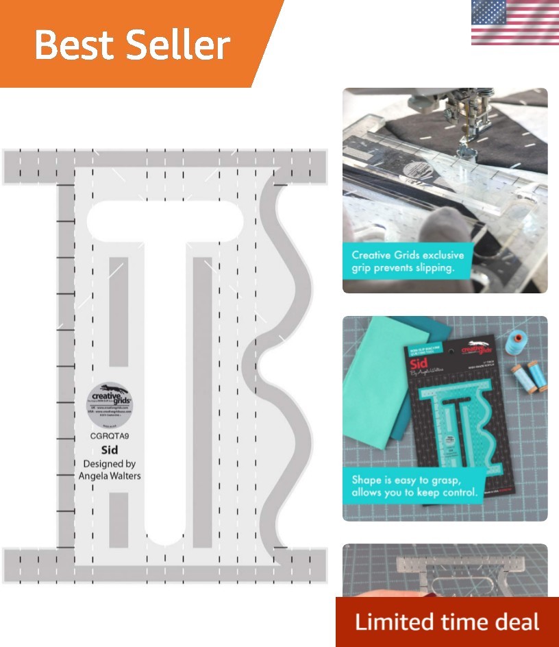 Expert-Approved Sid Acrylic Quilting Template - Free-Motion & Unique Patterns