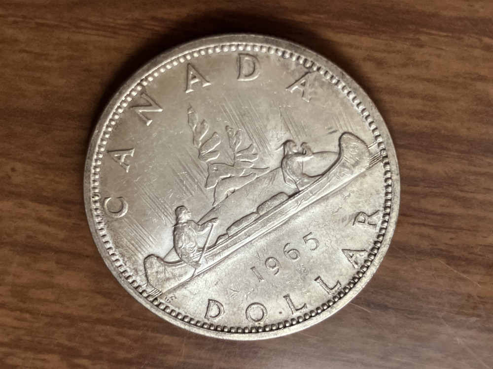 1965 canada silver dollar