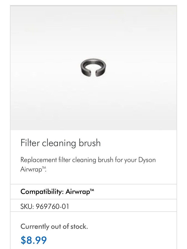Dyson Airwrap Filter Cleaning Brush