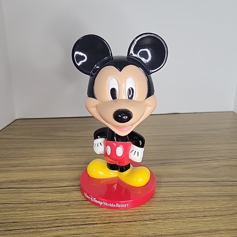 Bobblehead Mickey Mouse Walt Disney World resort Kellogg's plastic large 8.5"