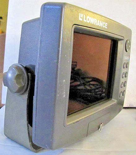 Used Lowrance Gray LCX-25c Chart plotter Sonar Navigation Display