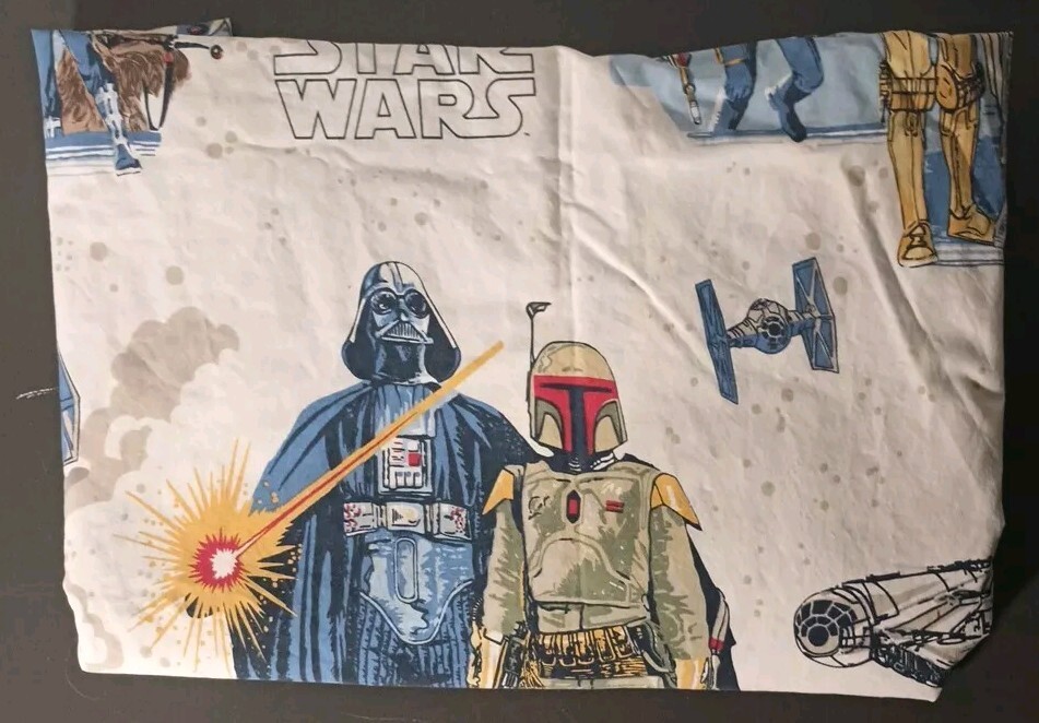 Pottery Barn Star Wars "The Empire Strikes Back" Flat Top Sheet ~ Twin