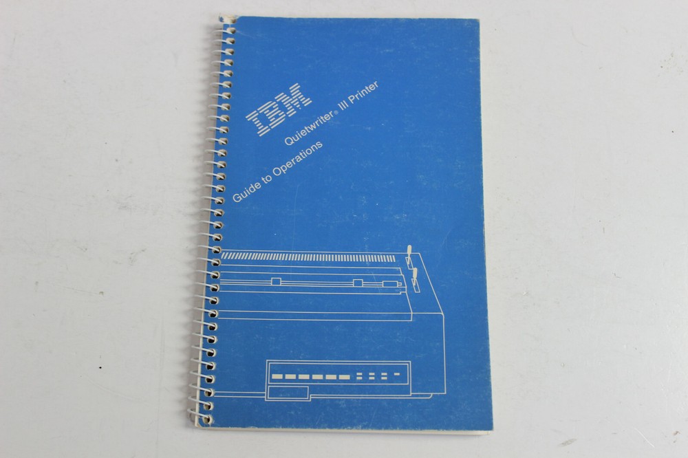 IBM 5202 QUIETWRITER III PRINTER GUIDE TO OPERATIONS MANUAL