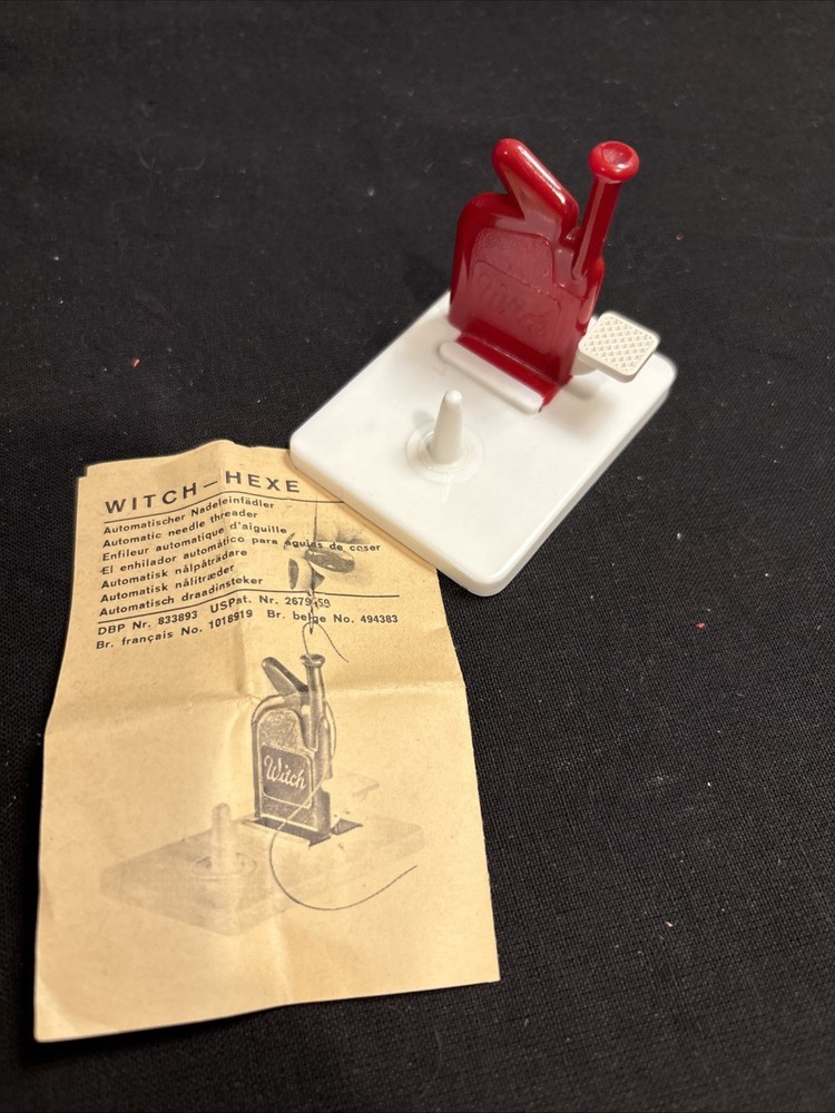 Vintage Witch Automatic Needle Threader w/ lnstructions Made in West Germany