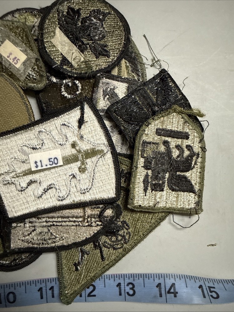 Cold War US Olive Drab Patch 21 Pieces P121