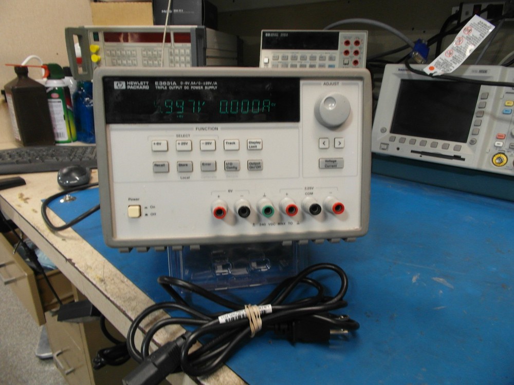 HP Agilent E3631A Triple Output DC Power Supply TESTED CALIBRATED