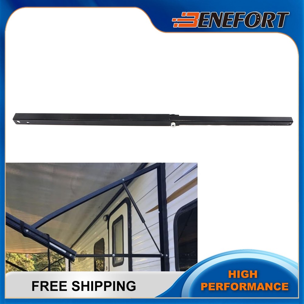 Solera 69" Overall Awning Pitch Arm Overall Length 31-5/8" RV Black