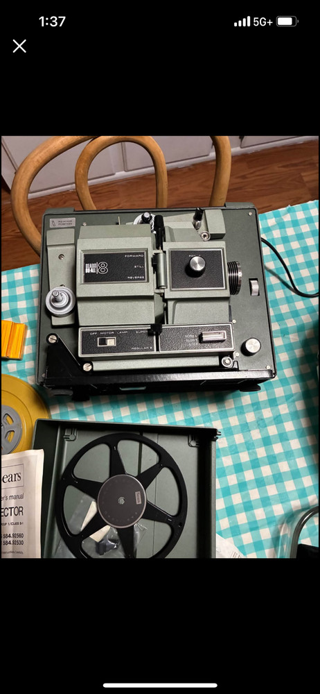 vintage projector made by sears