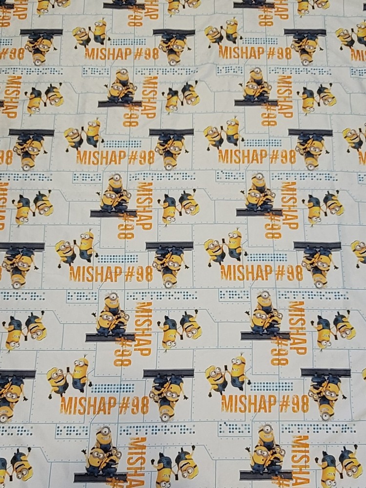 DESPICABLE ME Crib Sheets COMFORTER Drape Panel 2016 MINION MISHAPS 4 Piece Set