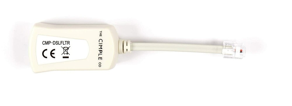 DSL Phone Line Filter | 5 Pack | Ivory | Reduce Digital Noise Caused By DSL Line