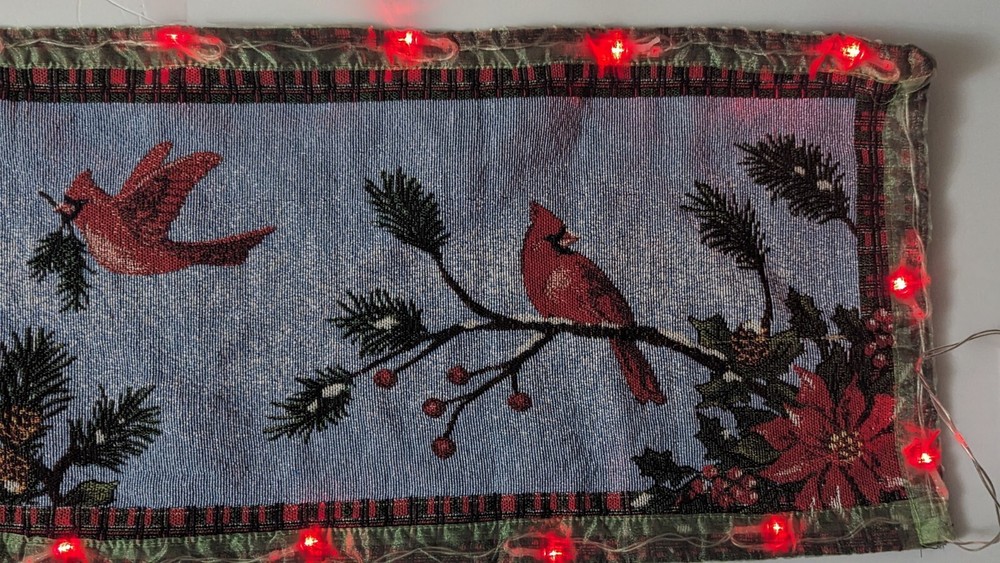 Lighted Christmas Table Runner