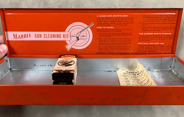 Marbles Vintage Gun Cleaning Kit - superb -
