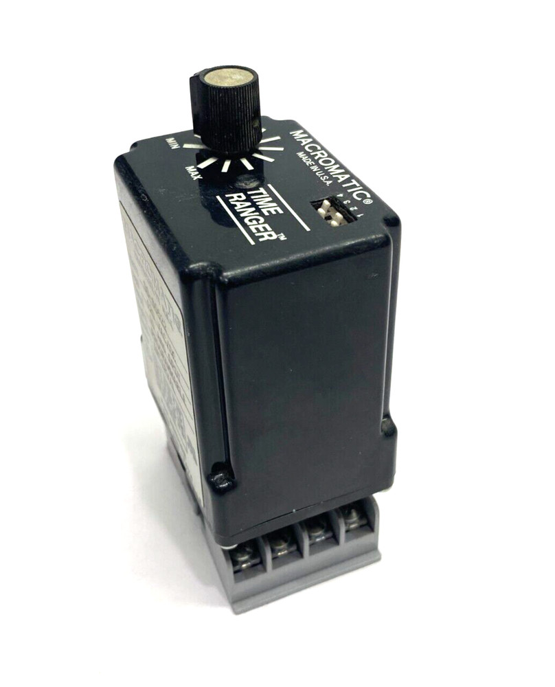 Macromatic SS-60522 Time-Ranger Programmable Interval Timing Relay 120VAC/DC