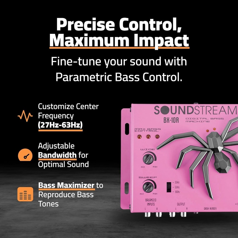 BX-10R Bass Restoration Processor with Parametric Bass Equalizer, Digital Bas...