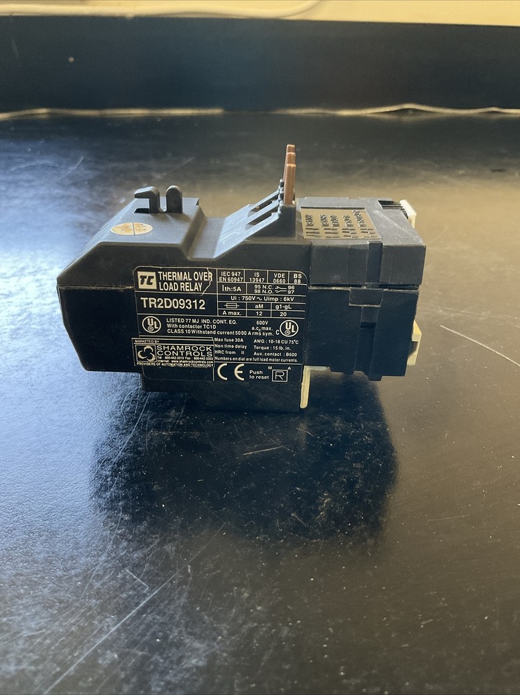 Shamrock Controls Thermal Overload Relay TR2DO9-312