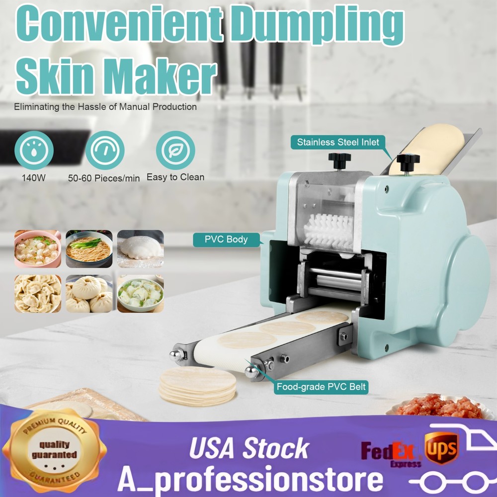 Commercial Dumpling Skin Machine Pasta Maker Dumpling Wrapper Maker Round White