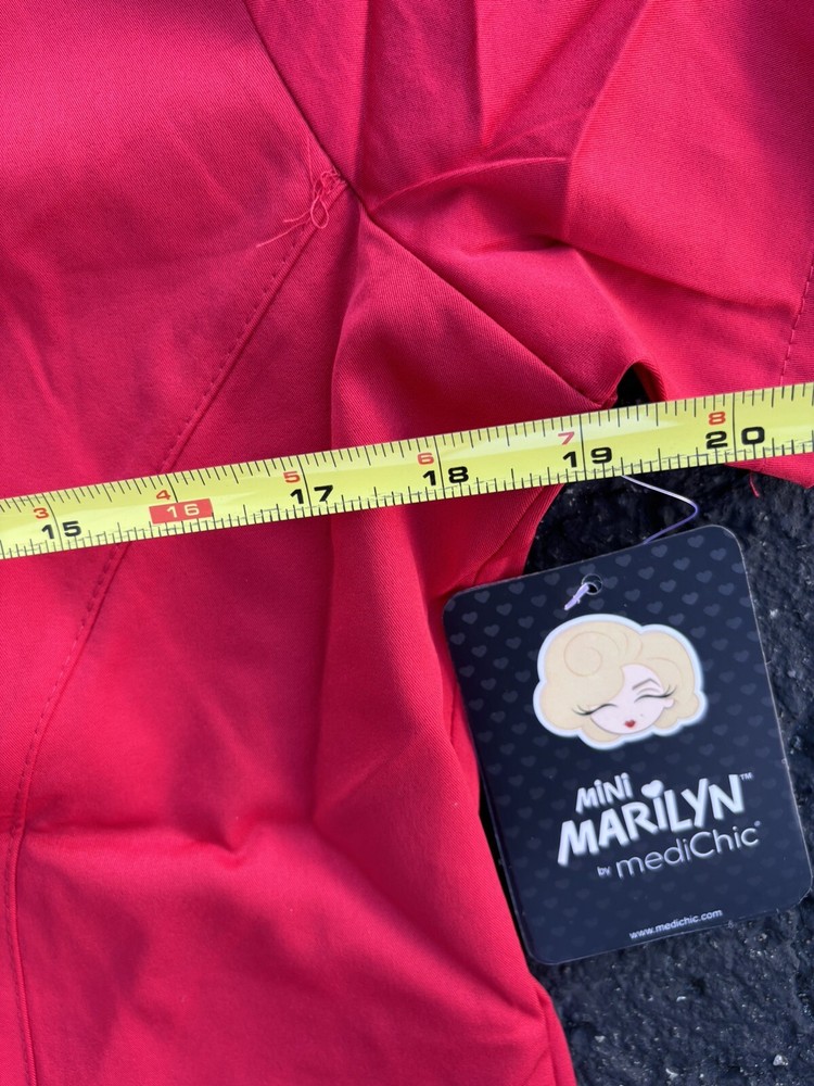 MEDICHIC  MINI MARILYN 4 WAY STRETCH  CARGO Jogger Large Red