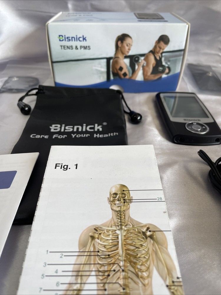 Bisnick TENS Unit Muscle Stimulator Machine for Back, Neck, Sciatica, Nerve...