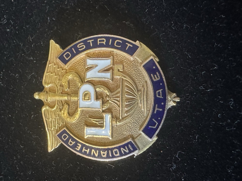 INDIANHEAD UTAE DISTRICT Licensed Practical Nurses LPN Gold Filled Pin LAPEL