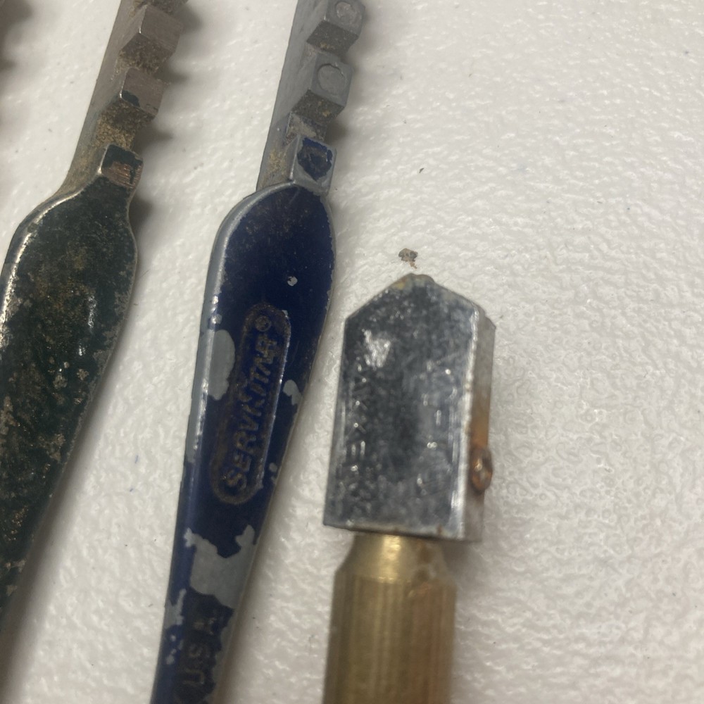 Lot Of (6) Glass Cutters