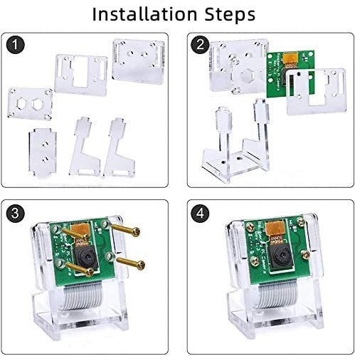 RasTech for Raspberry Pi Camera Module 5MP 1080p OV5647 Webcam Small, Clear
