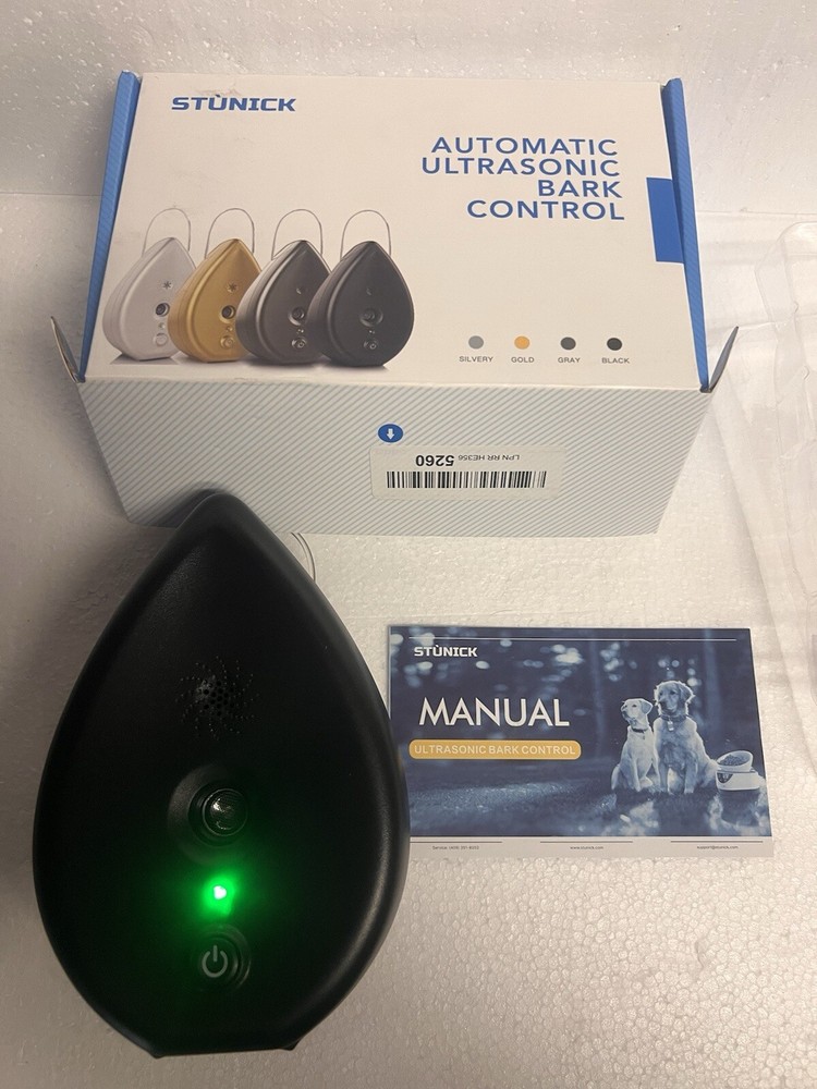 NEW MODUS M237 Automatic Ultrasonic Bark Control Trainer - Indoor - Black