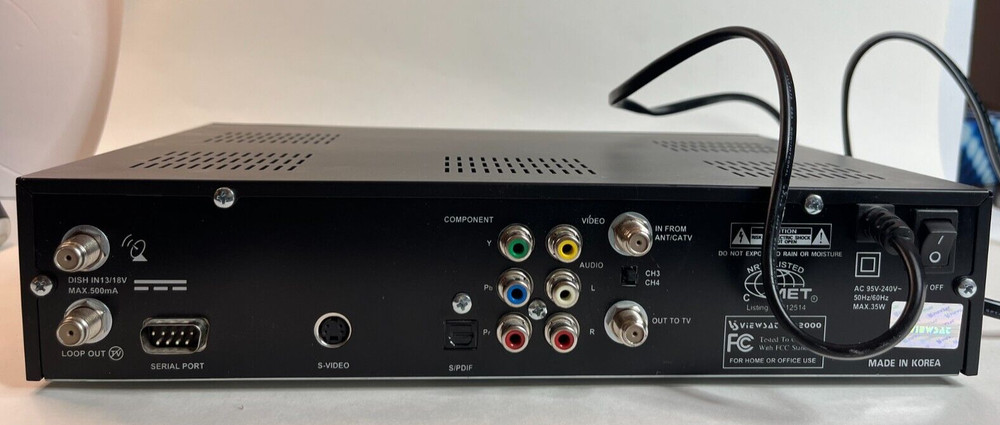 VIEWSAT Digital Satellite Receiver VS2000 ULTRA USB Host Interface, Cables, Box