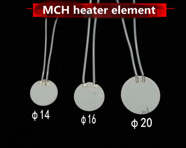 New MCH Ceramic Heater Diameter 14/16/20mm Disk Resistive Heating Elements