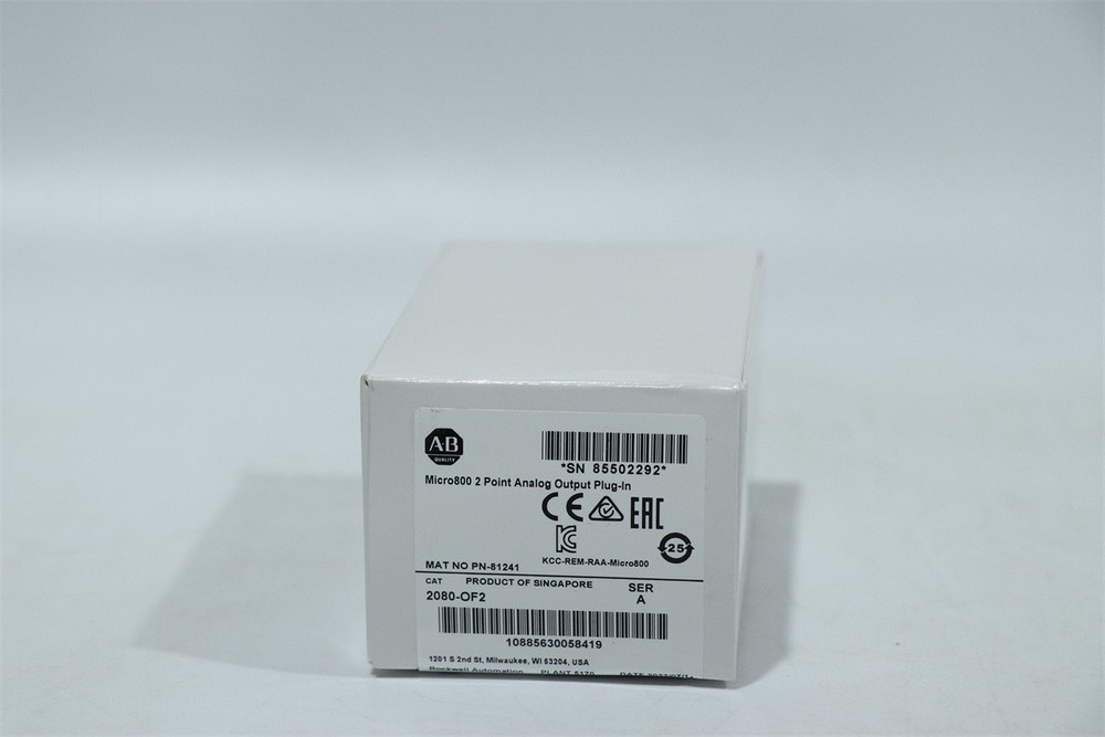 Micro800 2 PT Analog Output Module 2080-OF2 /A 2080OF2