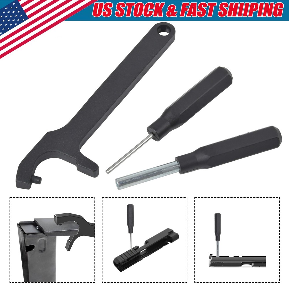 Tools Kit for Glock Front Sight Remove Pin Punch Magazine Disassembly Tools US